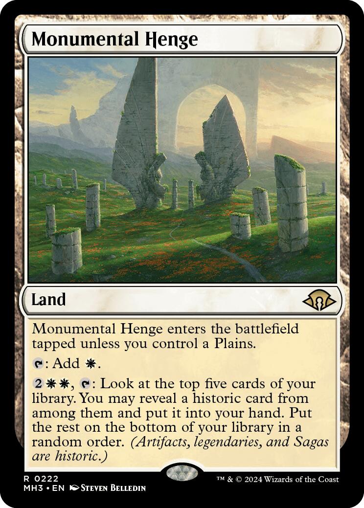 Monumental Henge [Modern Horizons 3] | A1Comics