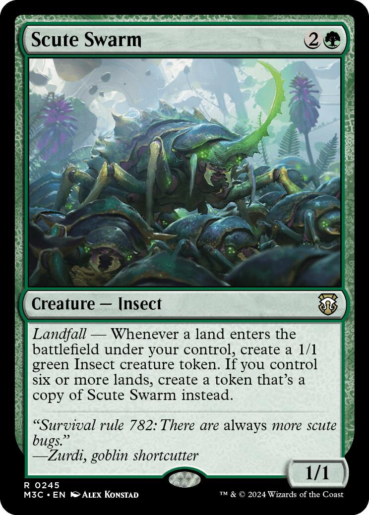 Scute Swarm [Modern Horizons 3 Commander] | A1Comics