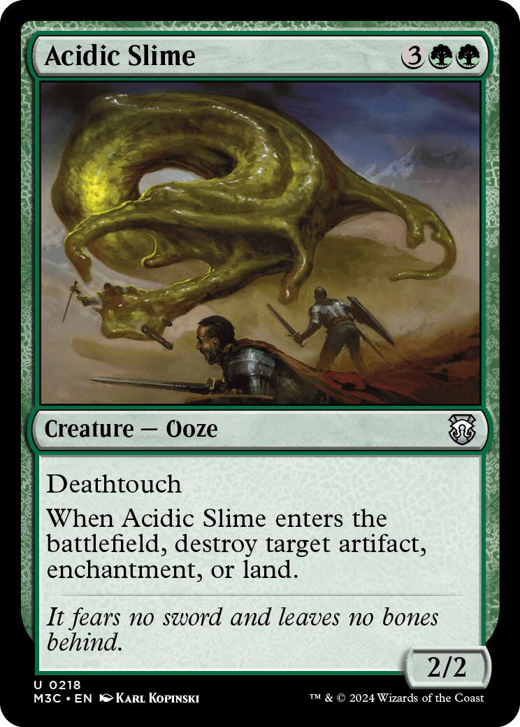 Acidic Slime [Modern Horizons 3 Commander] | A1Comics