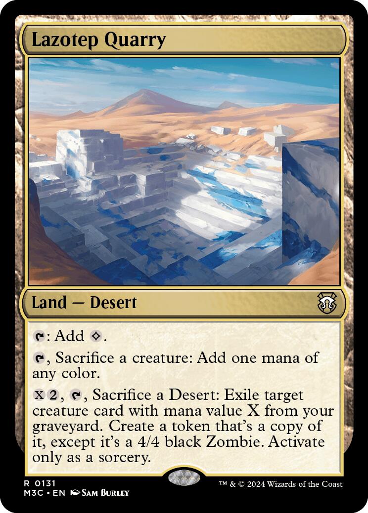 Lazotep Quarry [Modern Horizons 3 Commander] | A1Comics