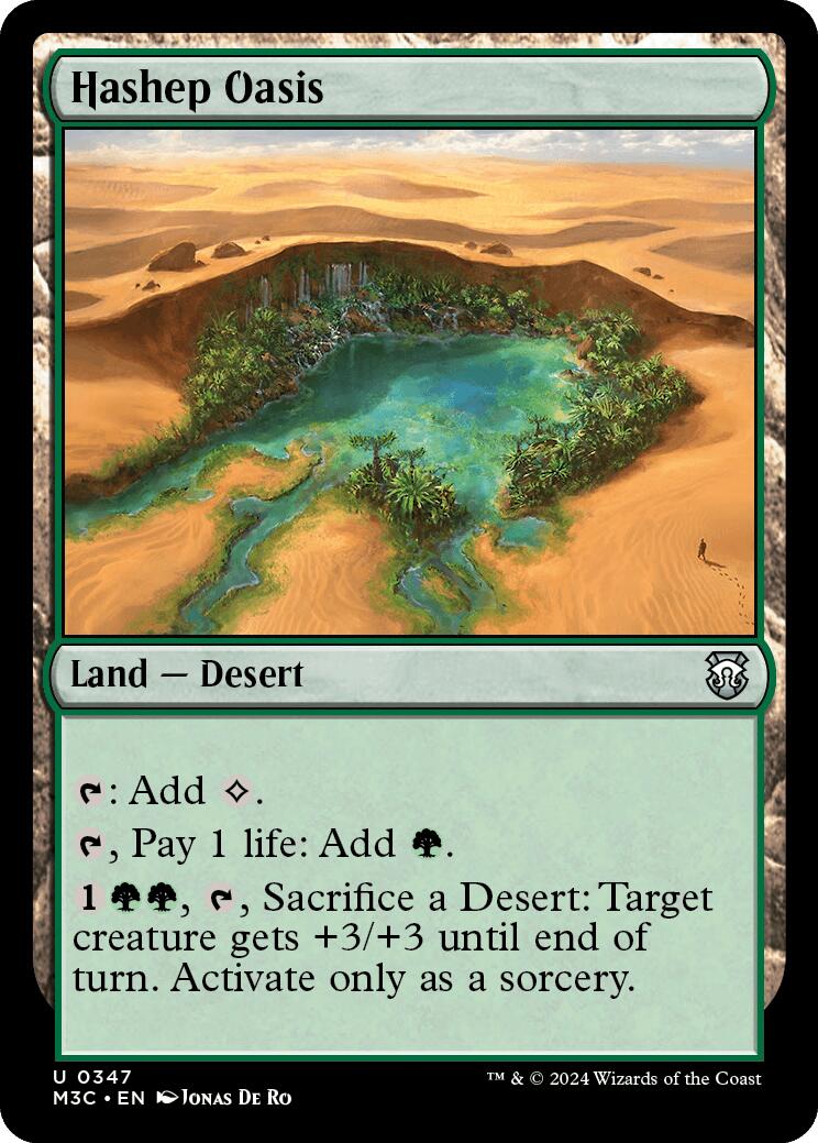 Hashep Oasis [Modern Horizons 3 Commander] | A1Comics