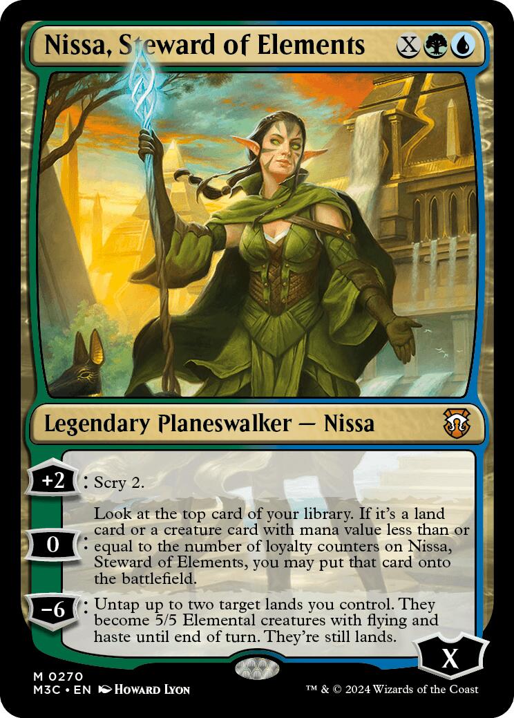 Nissa, Steward of Elements [Modern Horizons 3 Commander] | A1Comics