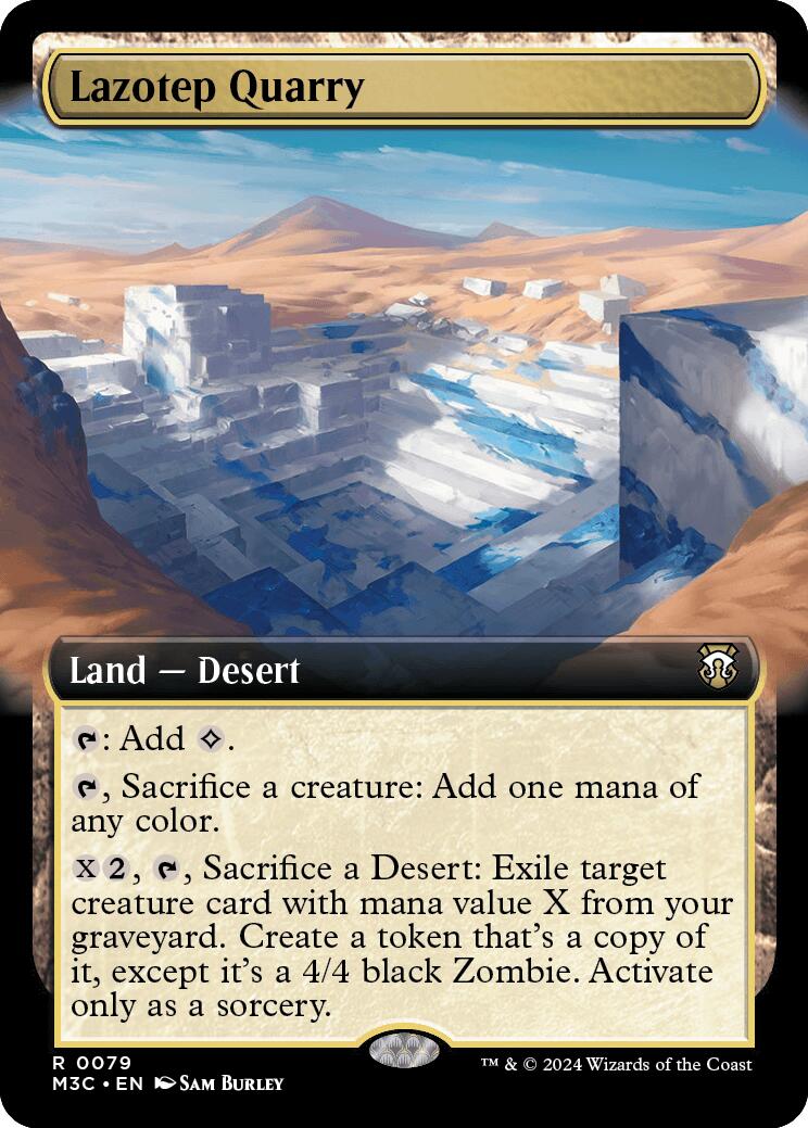 Lazotep Quarry (Extended Art) (Ripple Foil) [Modern Horizons 3 Commander] | A1Comics