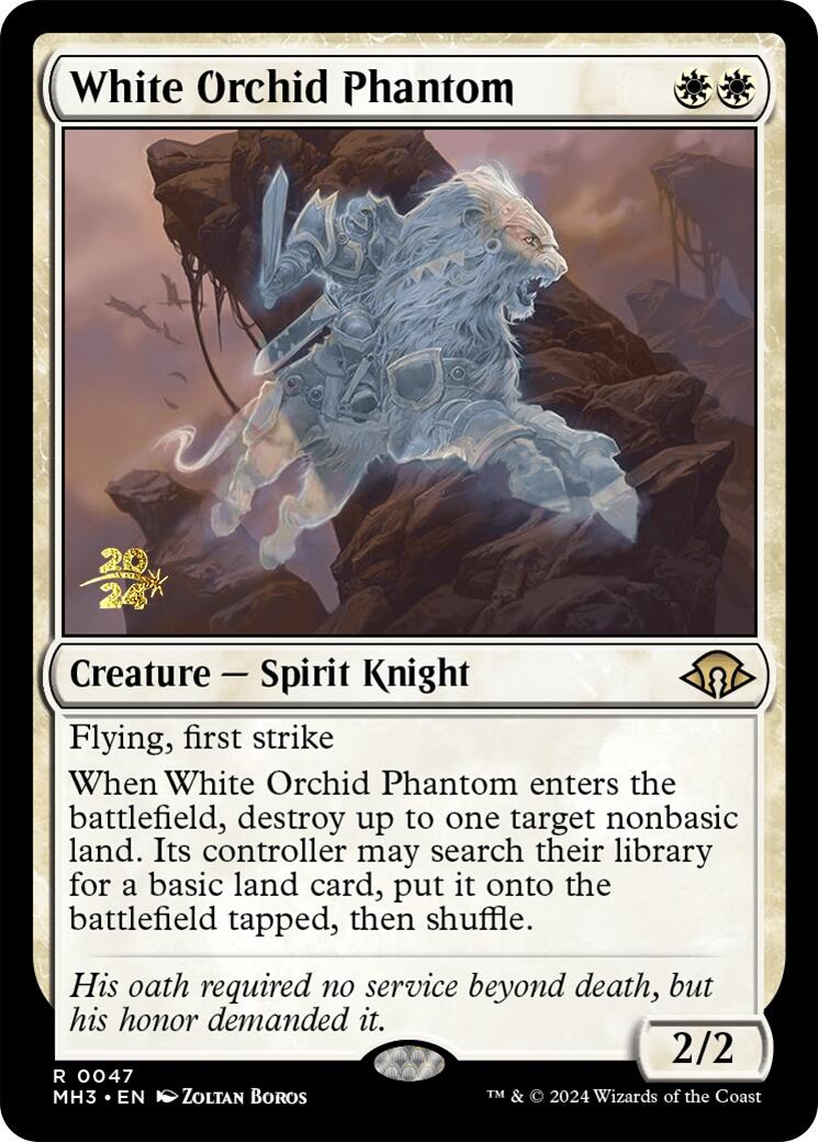 White Orchid Phantom [Modern Horizons 3 Prerelease Promos] | A1Comics