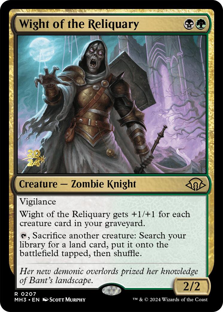 Wight of the Reliquary [Modern Horizons 3 Prerelease Promos] | A1Comics