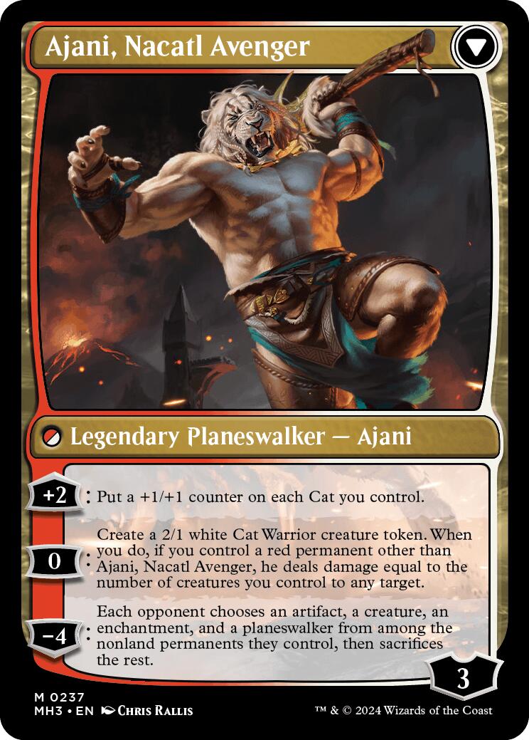 Ajani, Nacatl Pariah [Modern Horizons 3 Prerelease Promos] | A1Comics