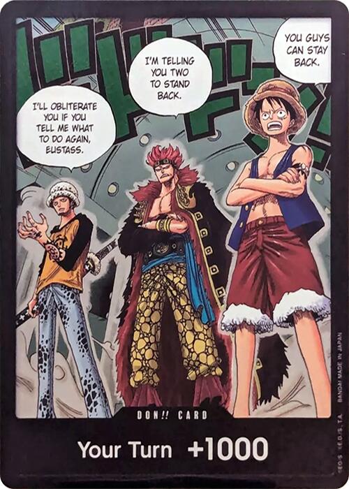 DON!! Card (Trafalgar Law, Eustass Kid and Monkey.D.Luffy) (Double Pack Set Vol. 4) [500 Years in the Future] | A1Comics