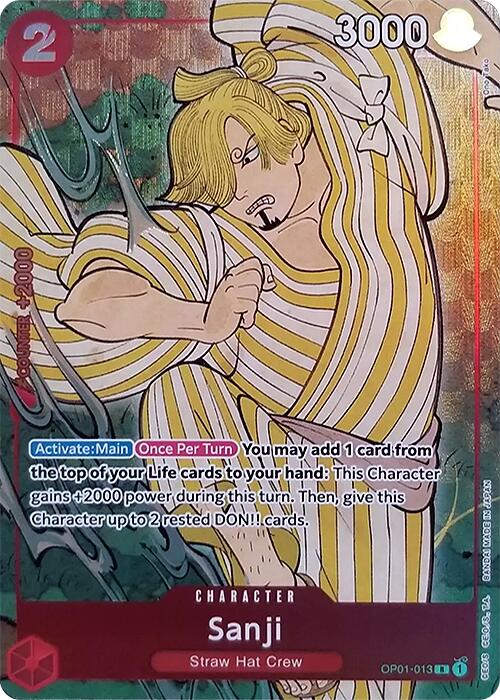 Sanji (English Version 1st Anniversary Set) [One Piece Promotion Cards] | A1Comics