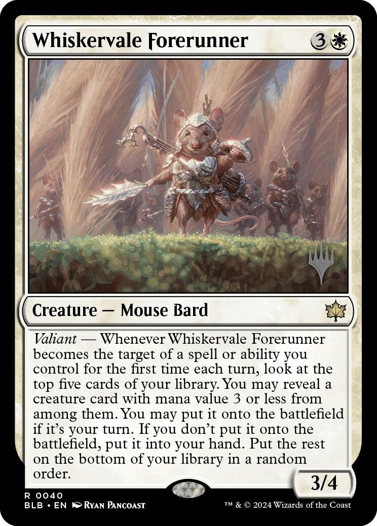 Whiskervale Forerunner (Promo Pack) [Bloomburrow Promos] | A1Comics