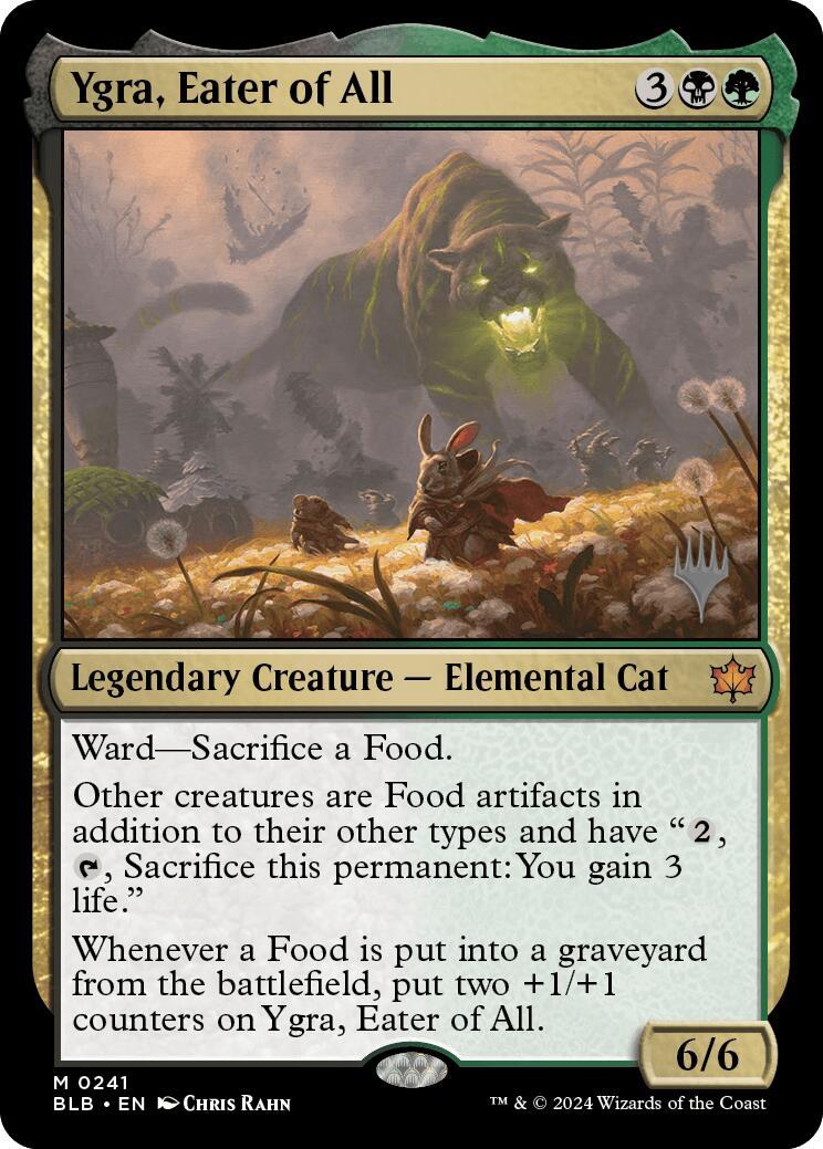 Ygra, Eater of All (Promo Pack) [Bloomburrow Promos] | A1Comics