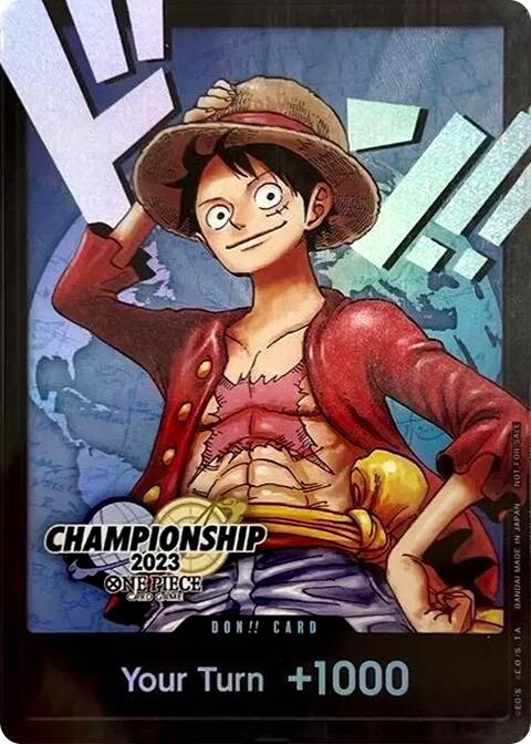 DON!! Card (Monkey.D.Luffy) (2023 World Championship Finals) [One Piece Promotion Cards] | A1Comics