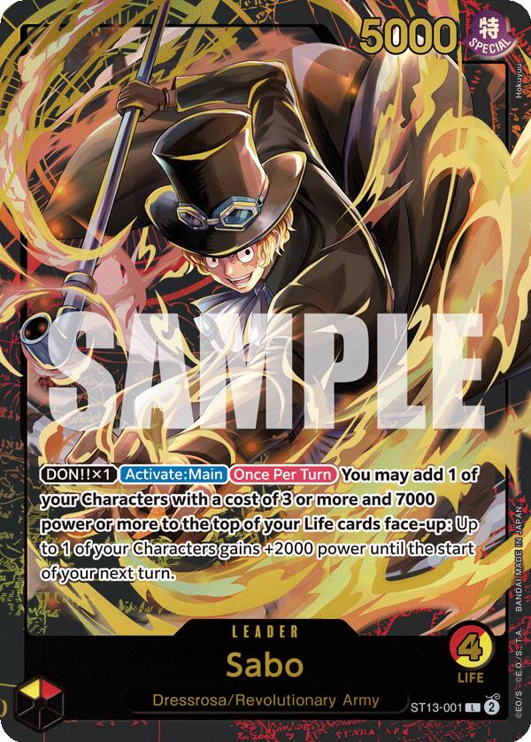 Sabo (Premium Card Collection -Leader Collection-) [One Piece Promotion Cards] | A1Comics