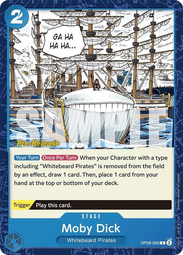 Moby Dick [Two Legends Pre-Release Cards] | A1Comics