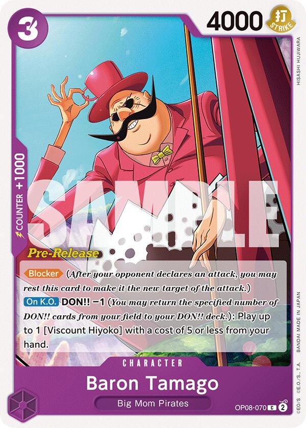 Baron Tamago [Two Legends Pre-Release Cards] | A1Comics