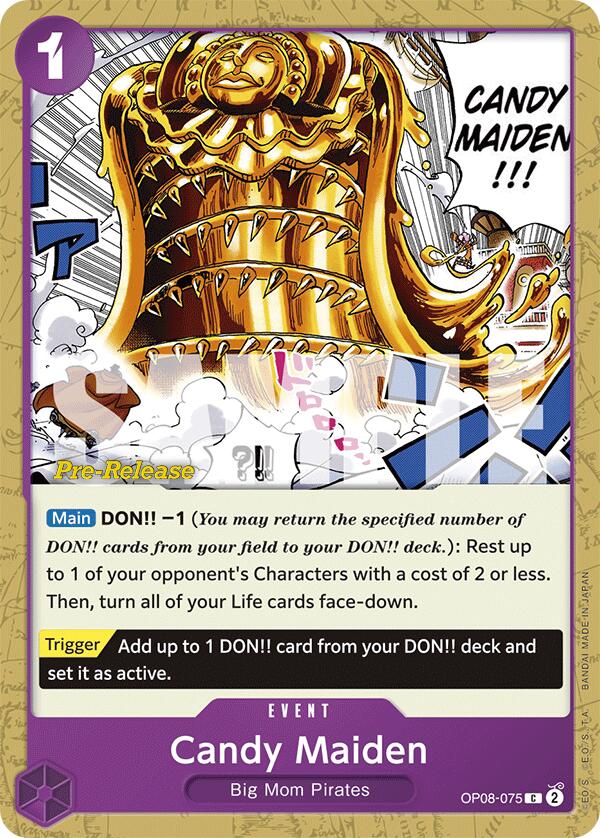 Candy Maiden [Two Legends Pre-Release Cards] | A1Comics