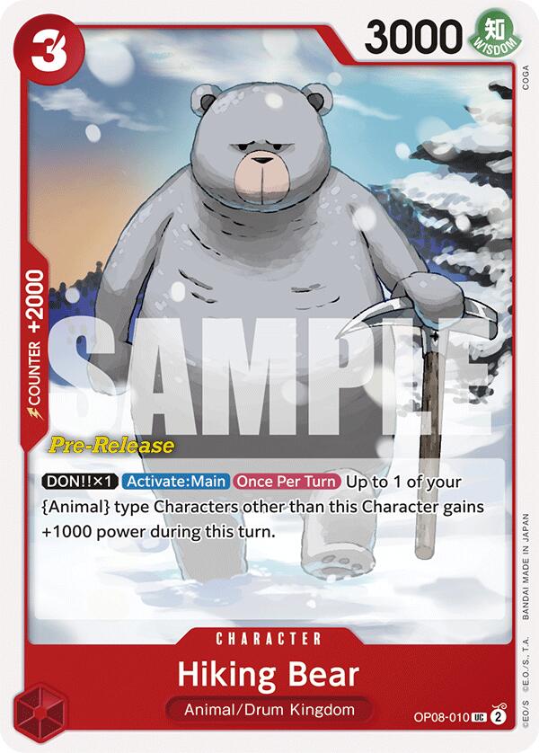 Hiking Bear [Two Legends Pre-Release Cards] | A1Comics