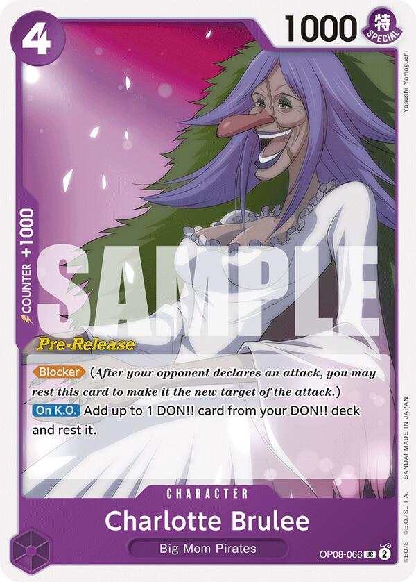 Charlotte Brulee [Two Legends Pre-Release Cards] | A1Comics