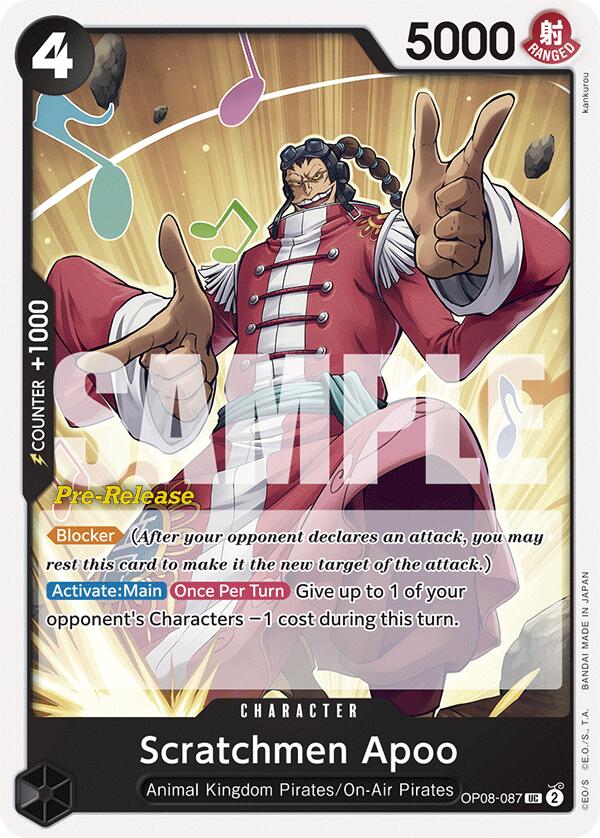 Scratchmen Apoo [Two Legends Pre-Release Cards] | A1Comics