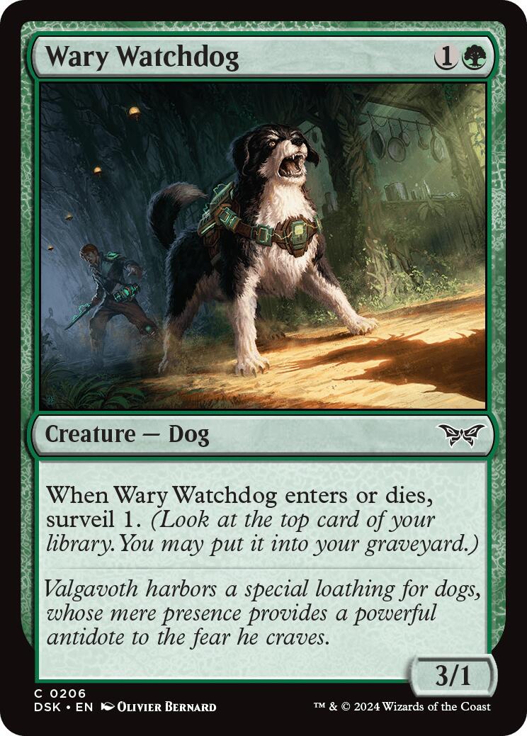 Wary Watchdog [Duskmourn: House of Horror] | A1Comics