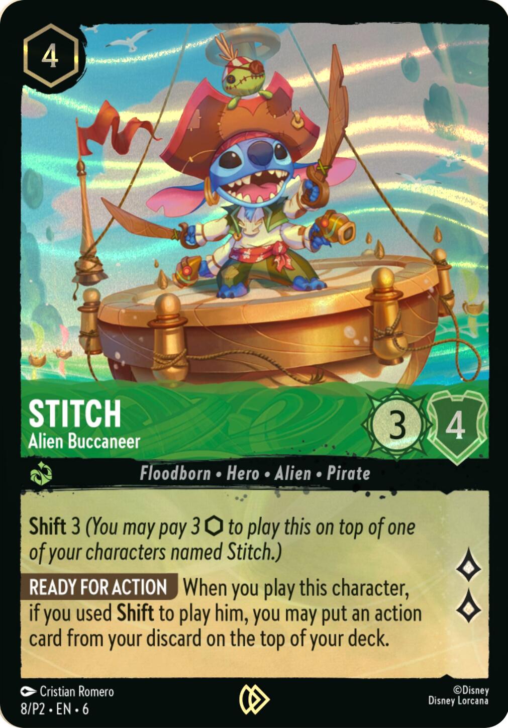 Stitch - Alien Buccaneer (Stitch Collector's Gift Set Promo) (8) [Promo Cards] | A1Comics