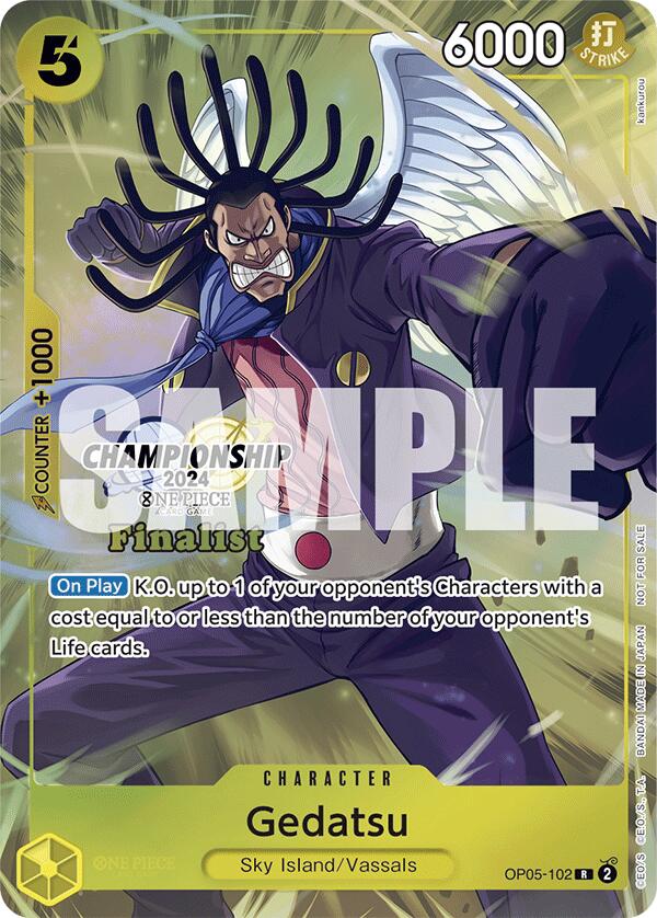 Gedatsu (Championship 2024 Finalist Card Set) [One Piece Promotion Cards] | A1Comics