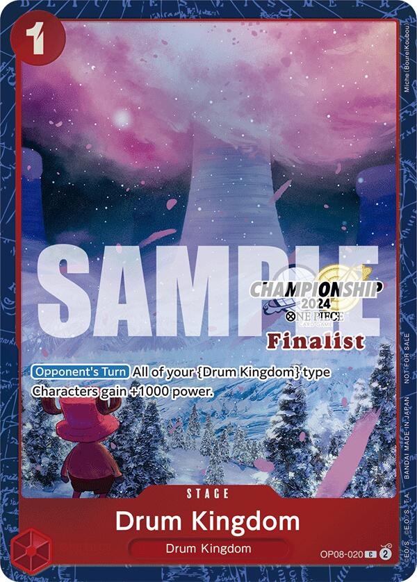 Drum Kingdom (Championship 2024 Finalist Card Set) [One Piece Promotion Cards] | A1Comics