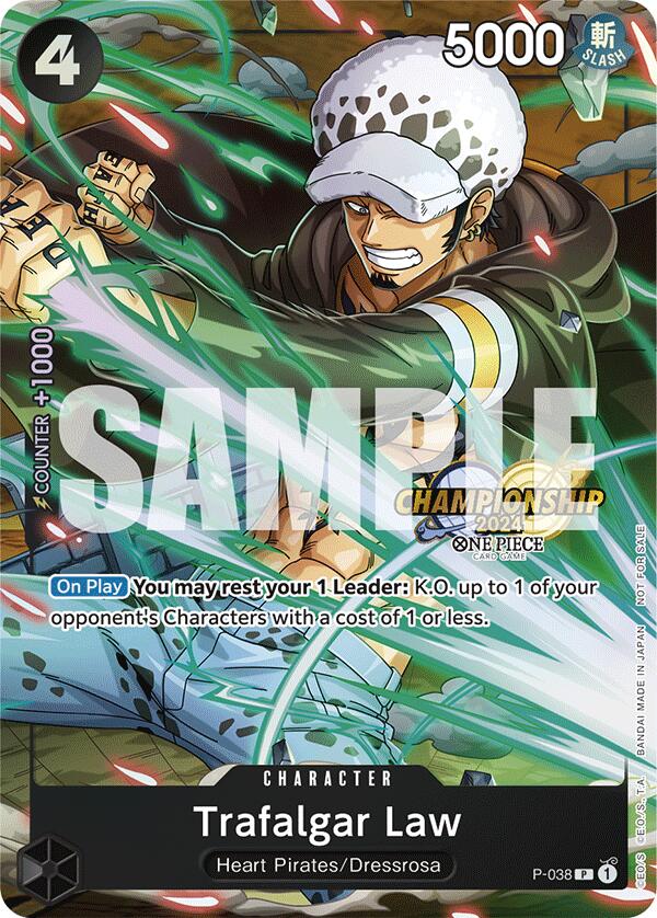 Trafalgar Law (P-038) (CS 2024 Event Pack) [One Piece Promotion Cards] | A1Comics