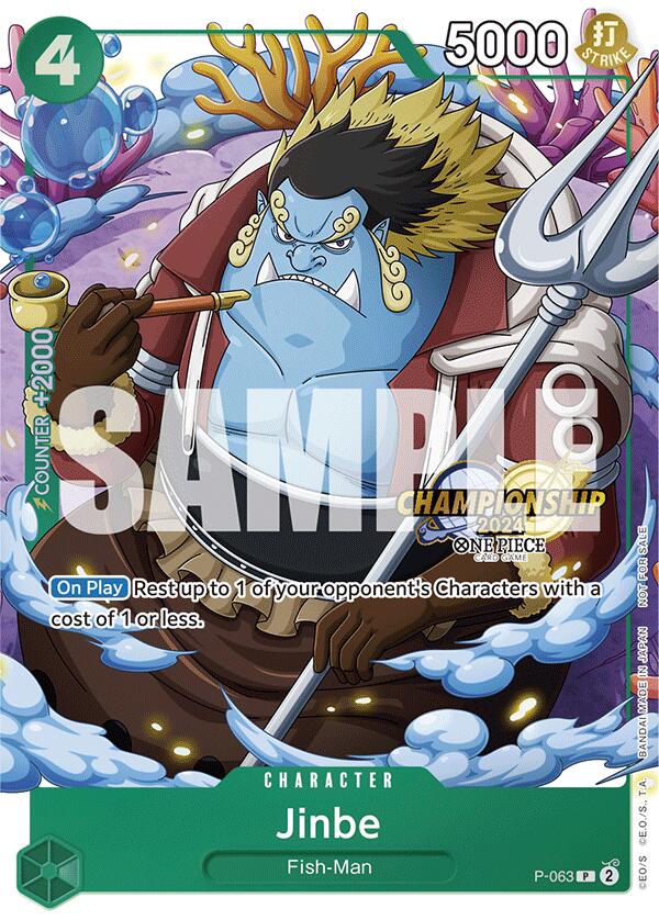 Jinbe (CS 2024 Event Pack) [One Piece Promotion Cards] | A1Comics