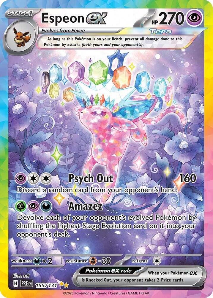 Espeon ex (155/131) [Scarlet & Violet: Prismatic Evolutions] | A1Comics