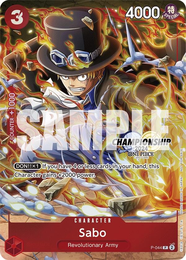 Sabo (CS 2024 Event Pack Finalist) [One Piece Promotion Cards] | A1Comics