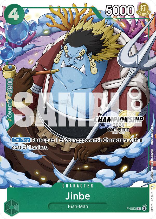 Jinbe (CS 2024 Event Pack Finalist) [One Piece Promotion Cards] | A1Comics