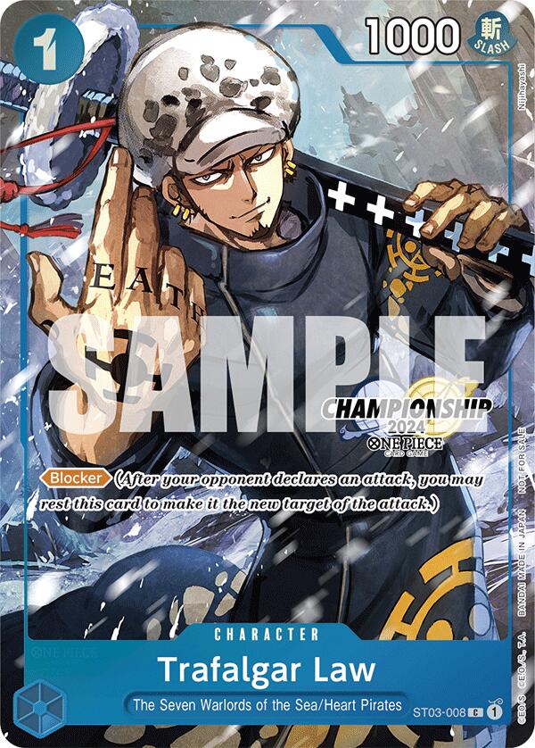 Trafalgar Law (ST03-008) (CS 2024 Event Pack Finalist) [One Piece Promotion Cards] | A1Comics