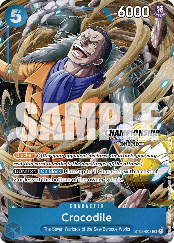 Crocodile (CS 2024 Celebration Pack) [One Piece Promotion Cards] | A1Comics