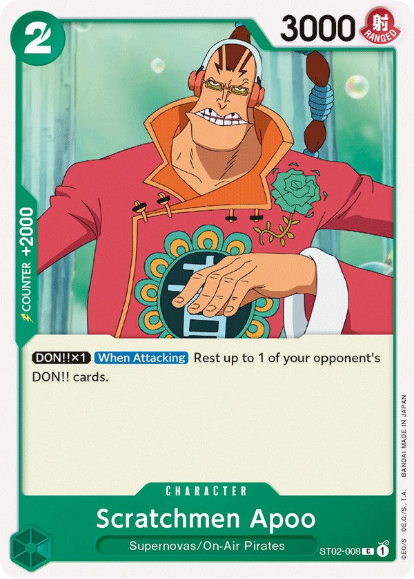 Scratchmen Apoo [Starter Deck: Worst Generation] | A1Comics