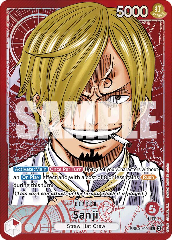 Sanji (PRB01-001) (Alternate Art) [Premium Booster -The Best-] | A1Comics