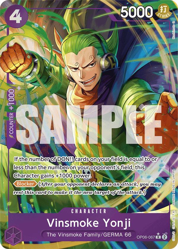 Vinsmoke Yonji (OP06-067) (Alternate Art) [Premium Booster -The Best-] | A1Comics