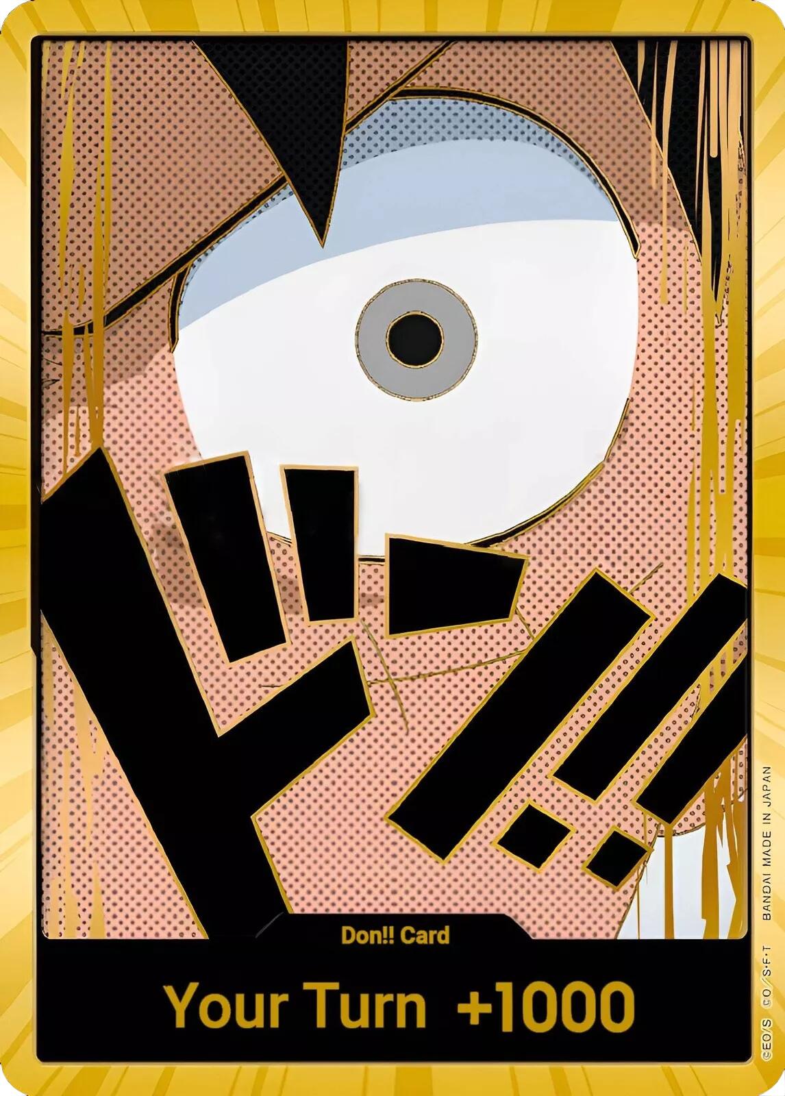 DON!! Card (Luffy) (Gold) [Premium Booster -The Best-] | A1Comics