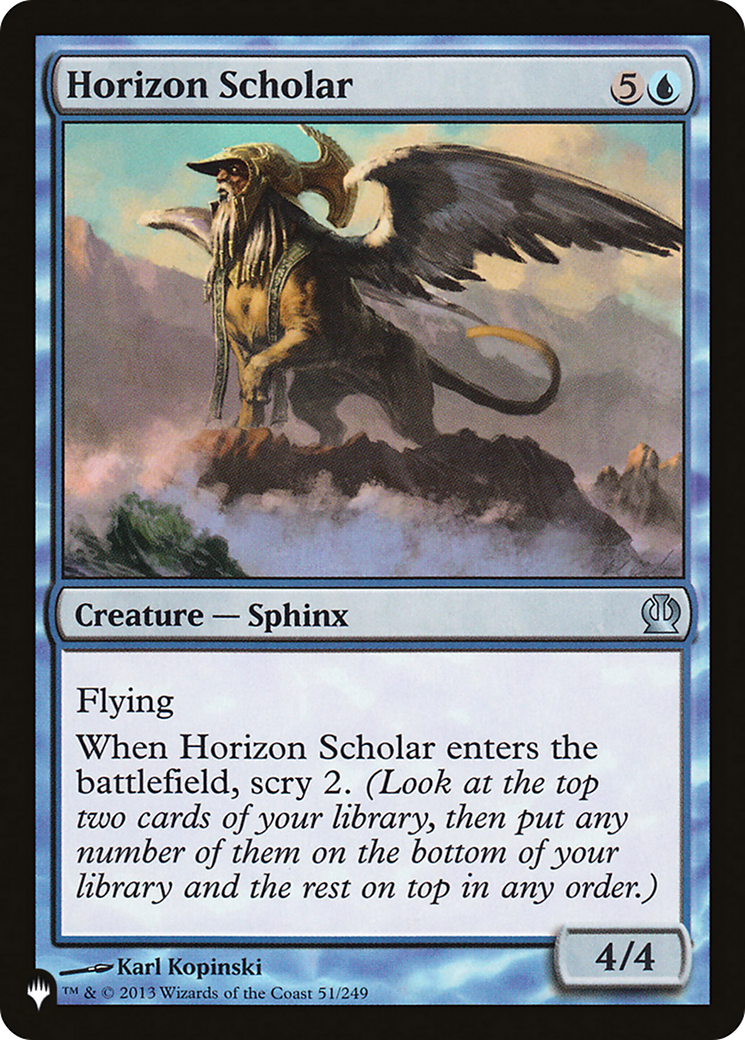 Horizon Scholar [The List Reprints] | A1Comics