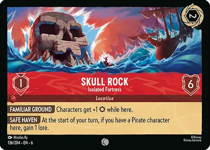 Skull Rock - Isolated Fortress (136/204) [Azurite Sea] | A1Comics