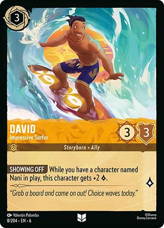 David - Impressive Surfer (8/204) [Azurite Sea] | A1Comics