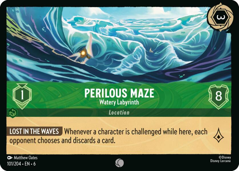 Perilous Maze - Watery Labyrinth (101/204) [Azurite Sea] | A1Comics