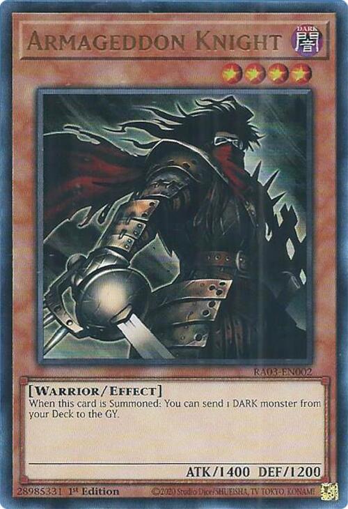 Armageddon Knight (UR) [RA03-EN002] Ultra Rare | A1Comics