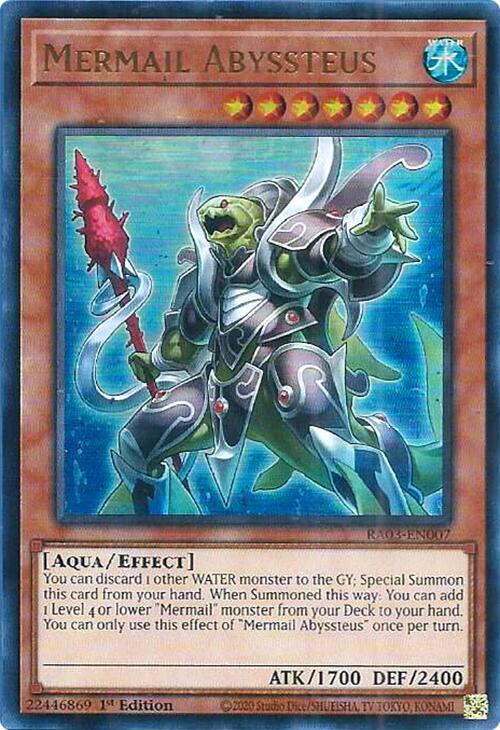 Mermail Abyssteus (UR) [RA03-EN007] Ultra Rare | A1Comics