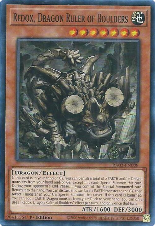 Redox, Dragon Ruler of Boulders [RA03-EN008] Super Rare | A1Comics