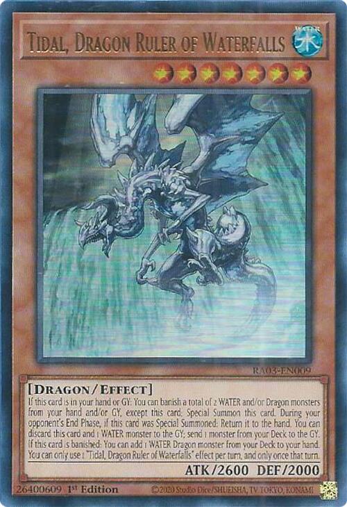 Tidal, Dragon Ruler of Waterfalls (UR) [RA03-EN009] Ultra Rare | A1Comics