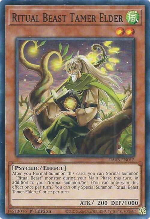 Ritual Beast Tamer Elder [RA03-EN012] Super Rare | A1Comics