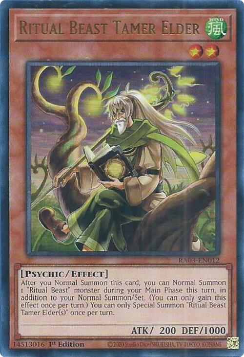 Ritual Beast Tamer Elder (UR) [RA03-EN012] Ultra Rare | A1Comics