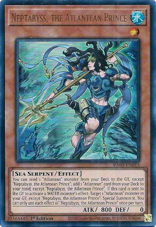 Neptabyss, the Atlantean Prince (UR) [RA03-EN013] Ultra Rare | A1Comics