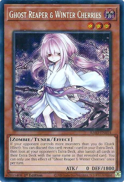 Ghost Reaper & Winter Cherries (Secret Rare) [RA03-EN014] Secret Rare | A1Comics