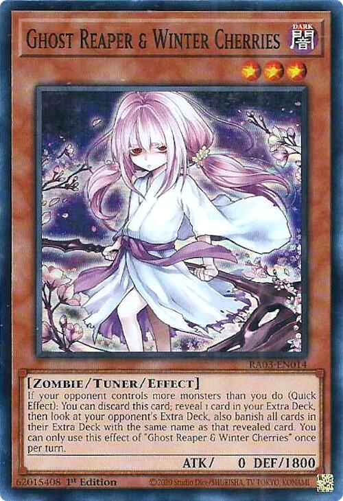 Ghost Reaper & Winter Cherries [RA03-EN014] Super Rare | A1Comics